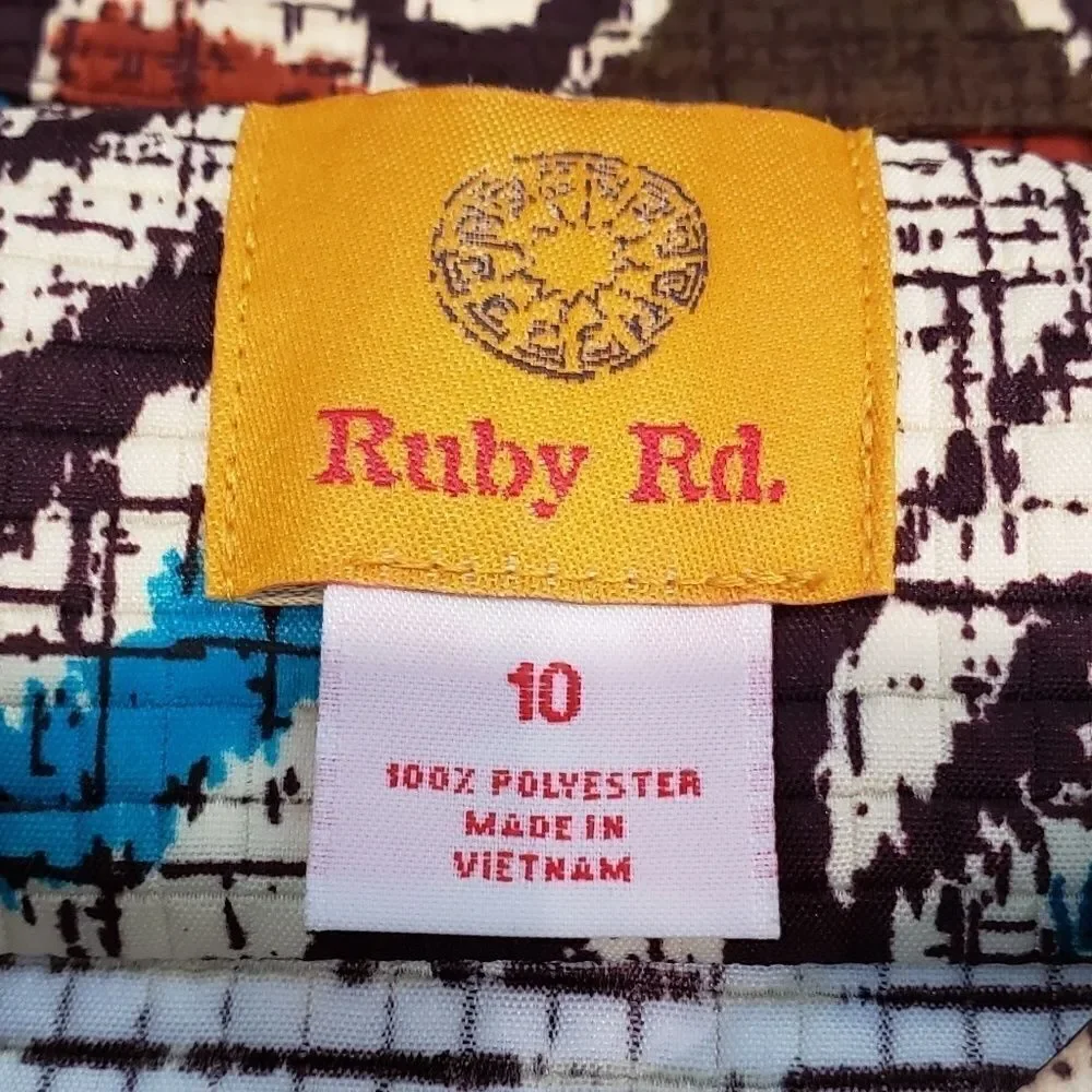 Ruby Rd Tribal Jacket Blazer sz 10